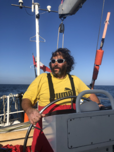 Steuerman an der Winggis 42