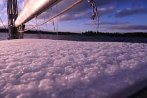 Schweden Eis auf Dach